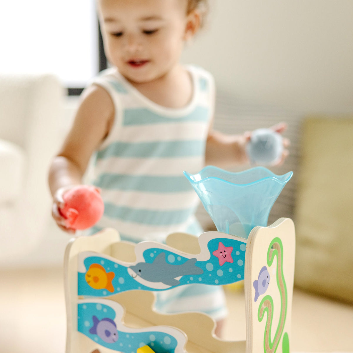 Educational Rollables Wooden Ocean Slide