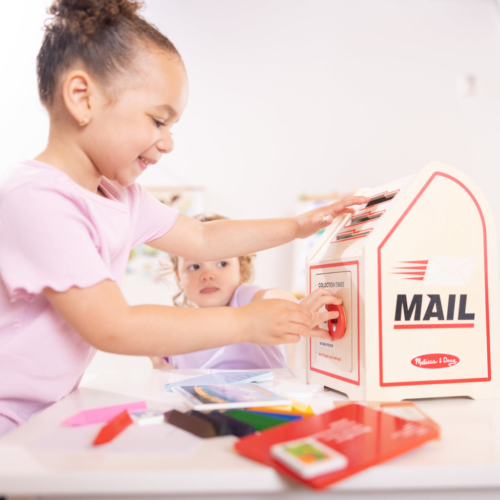 Educational Stamp and Sort Mailbox Play Set