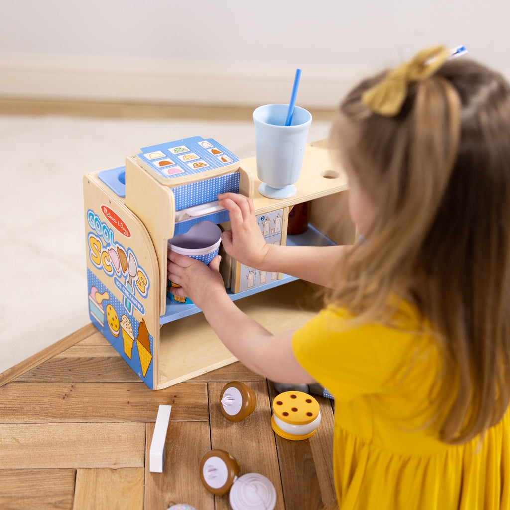 Educational Wooden Cool Scoops Ice Creamery