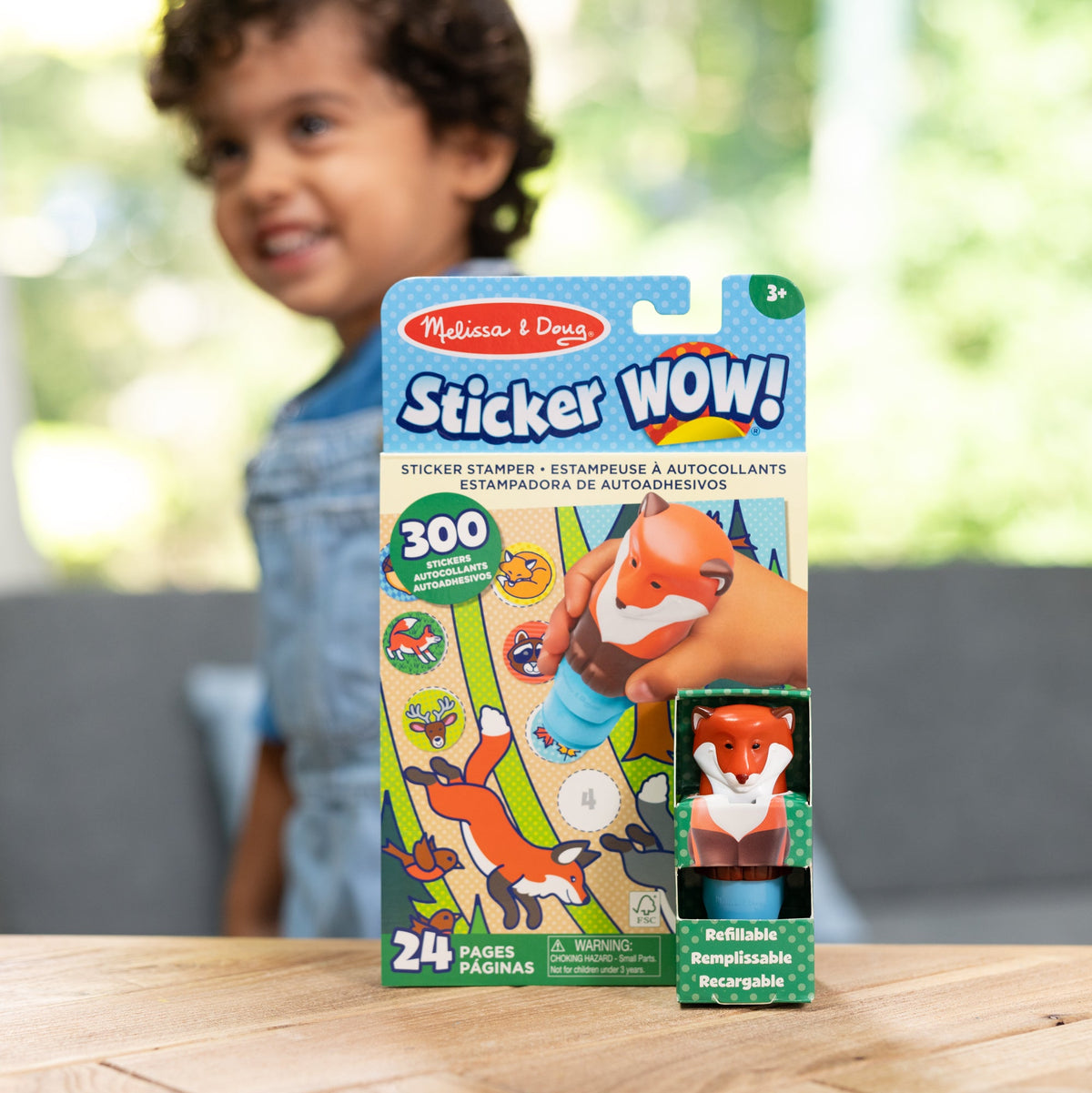 Educational Sticker WOW Activity Pad & Sticker Stamper - Fox