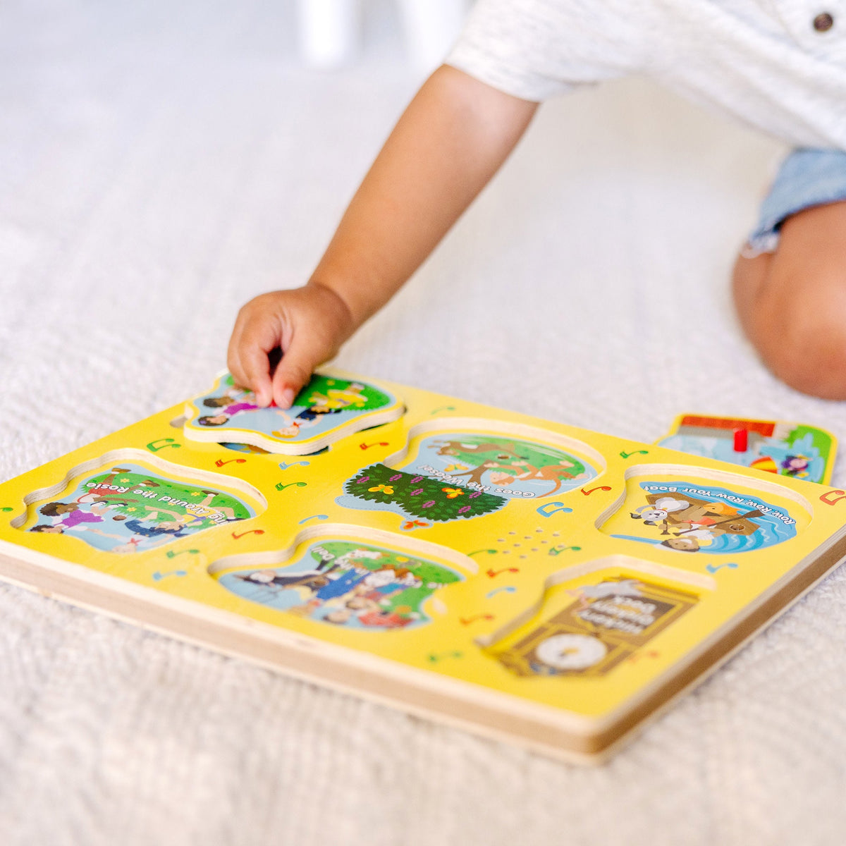 Educational Nursery Rhymes 1 Sound Puzzle - 6 PIeces