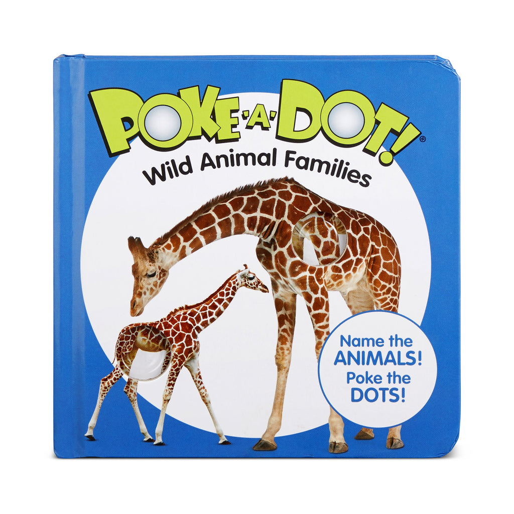 Educational Poke-a-Dot Wild Animal Families Board Book