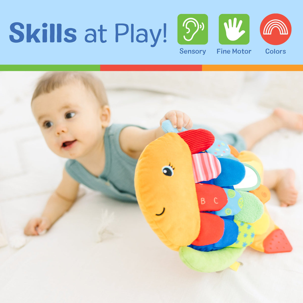 Educational Ks Kids Flip Fish Baby Toy