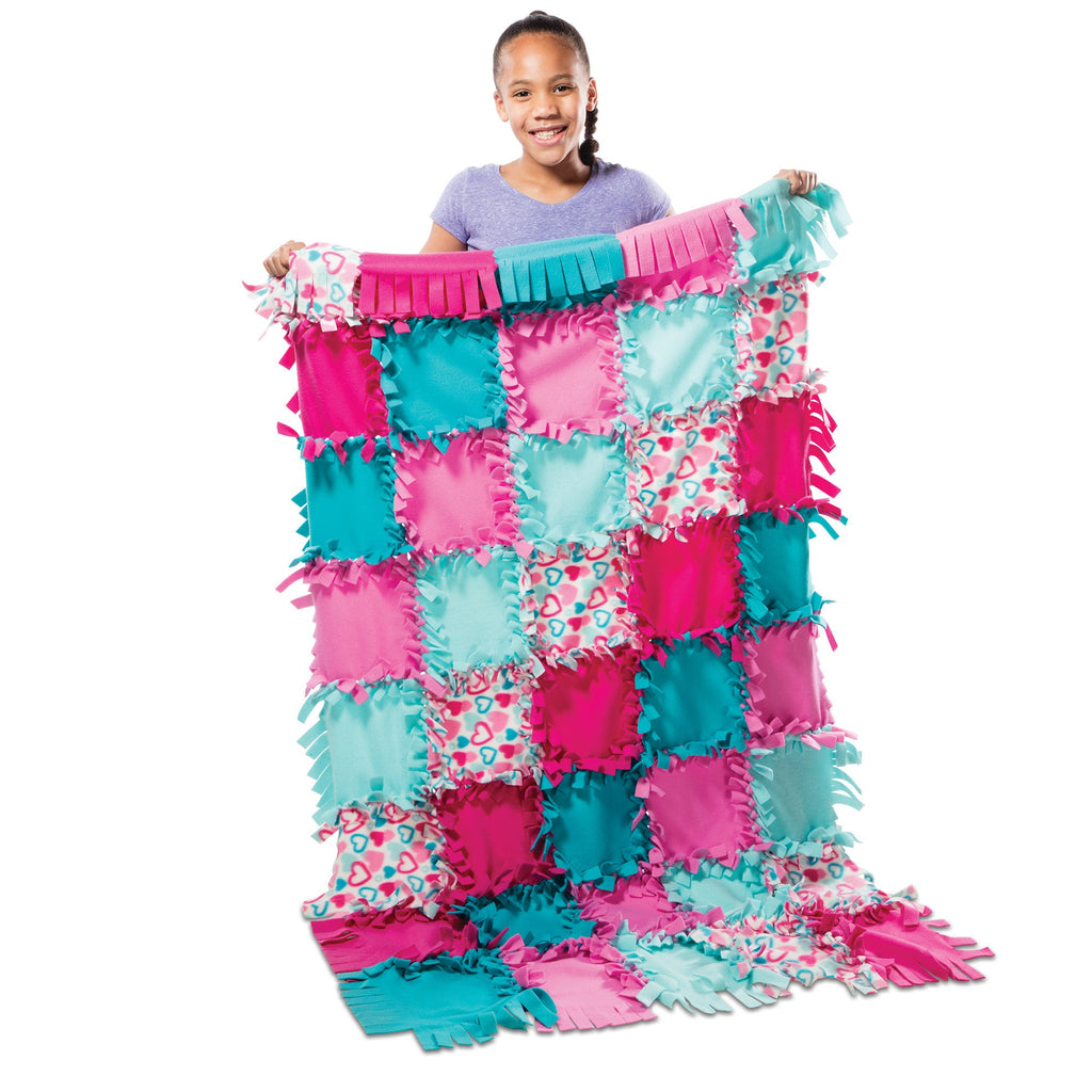 Educational Created by Me Heart Fleece Blanket No-Sew Craft Kit