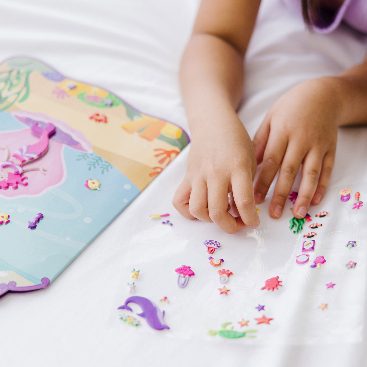 Educational Puffy Sticker Play Set - Mermaid