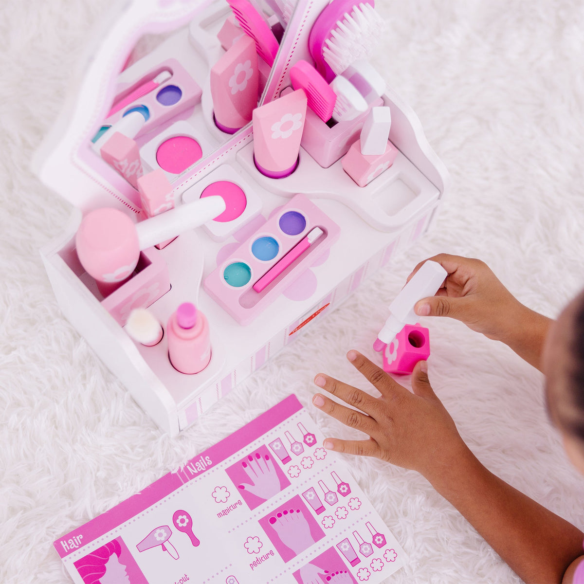 Educational Wooden Beauty Salon Play Set
