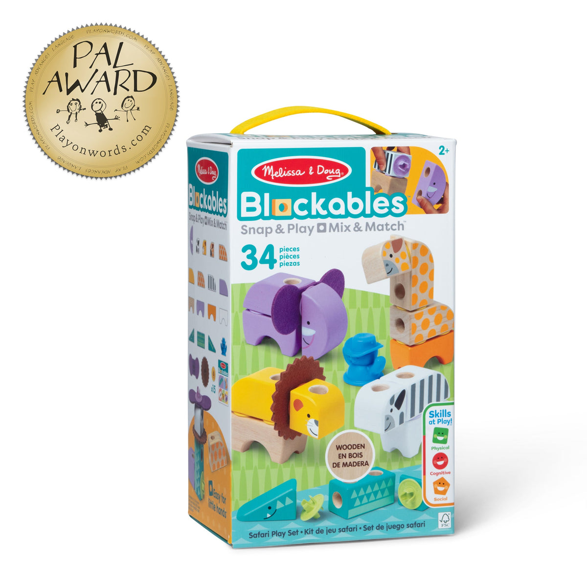 Educational Blockables Safari Play Set