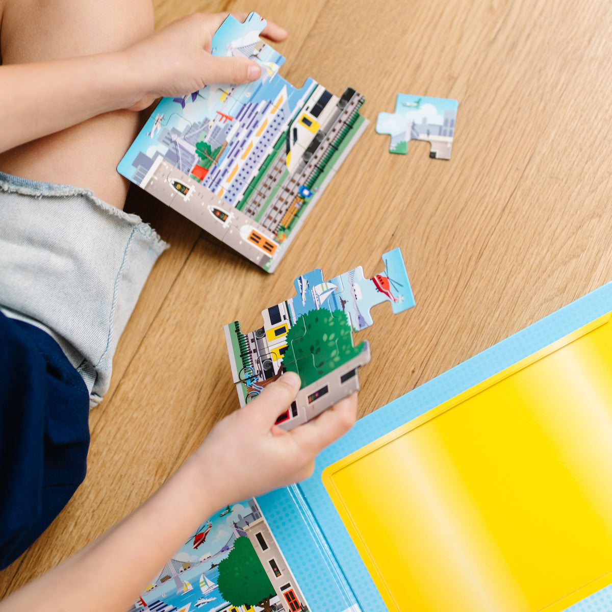 Educational Take-Along Magnetic Jigsaw Puzzles Vehicles