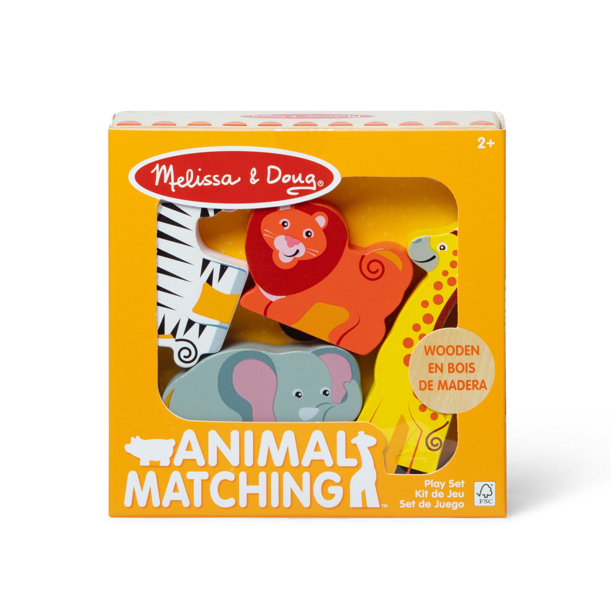 Educational Wooden Animal Matching - Safari