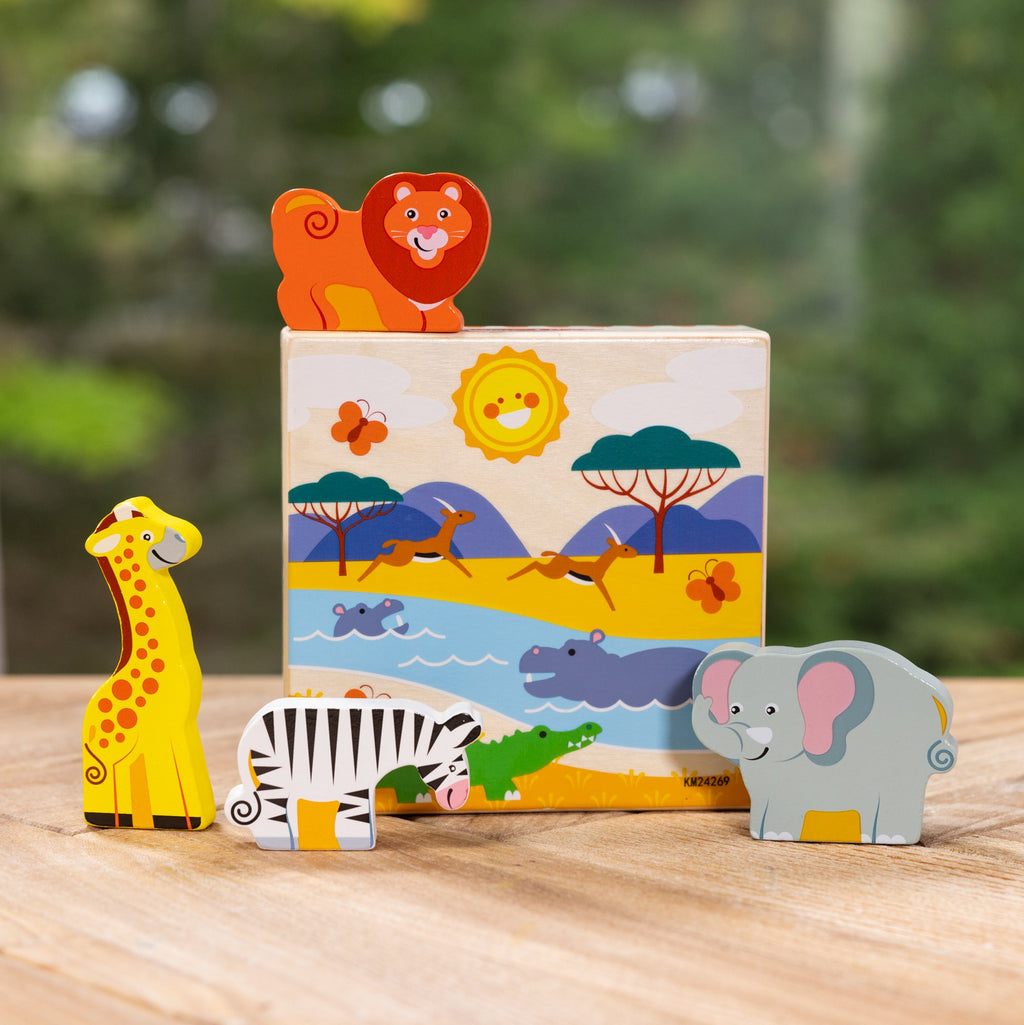 Educational Wooden Animal Matching - Safari