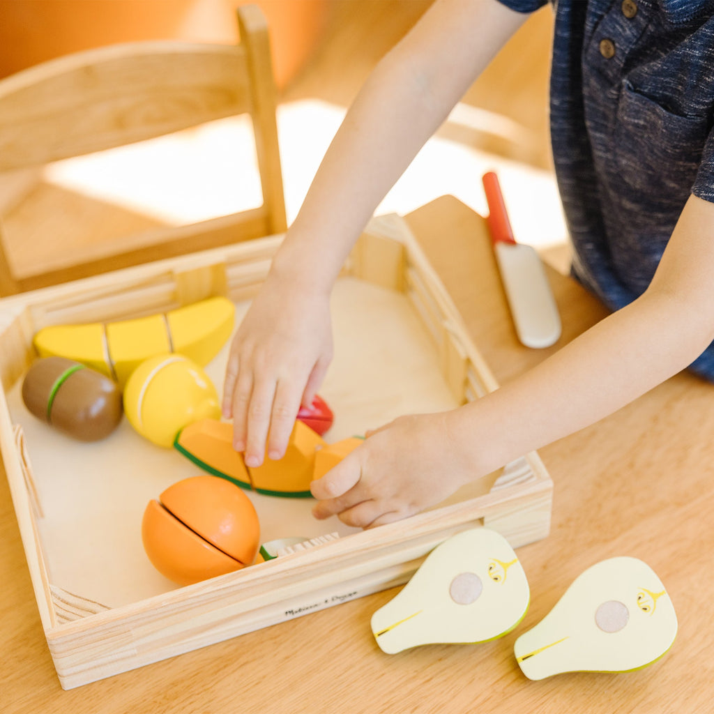 Educational Wooden Cutting Fruit Play Food