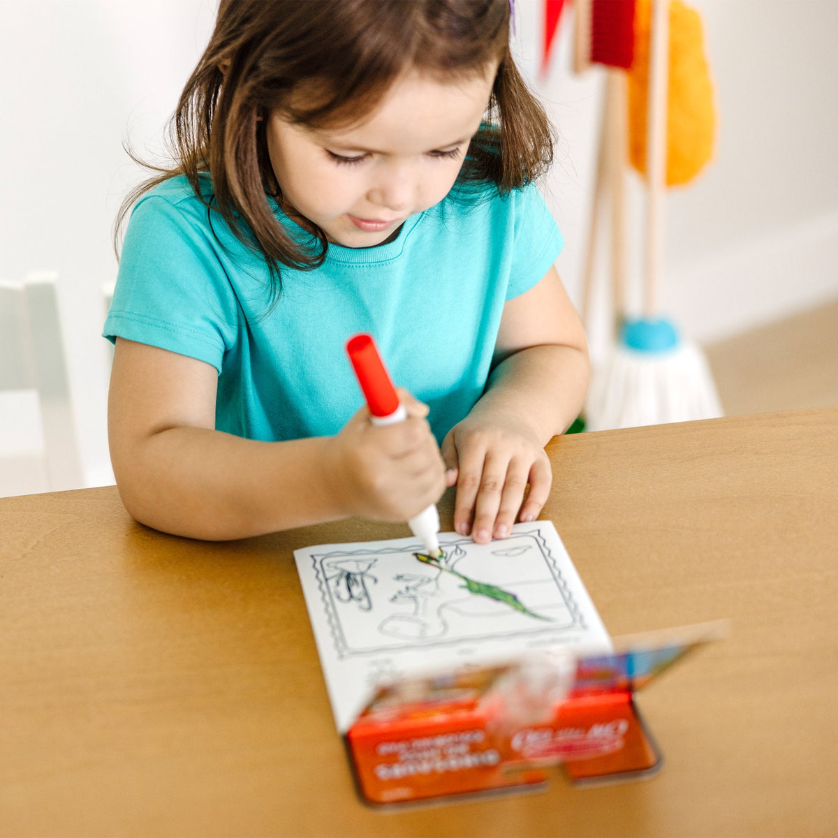 Educational On the Go ColorBlast Color Reveal Pad Dinosaur
