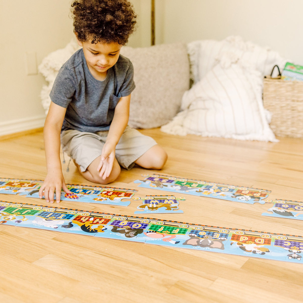 Educational Alphabet Express Floor Puzzle - 27 Pieces