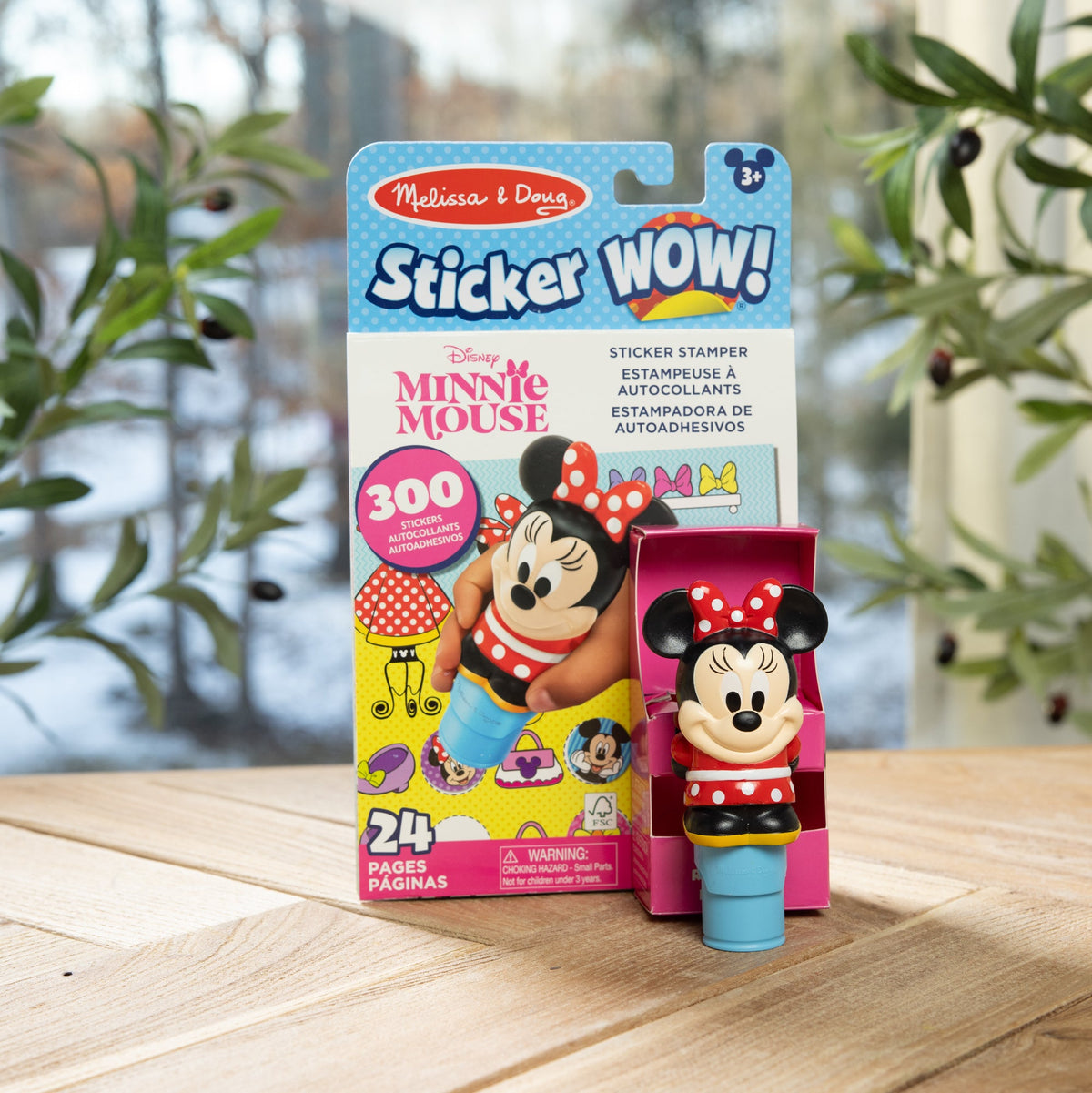 Educational Sticker WOW Activity Pad & Sticker Stamper - Disneys Minnie Mouse