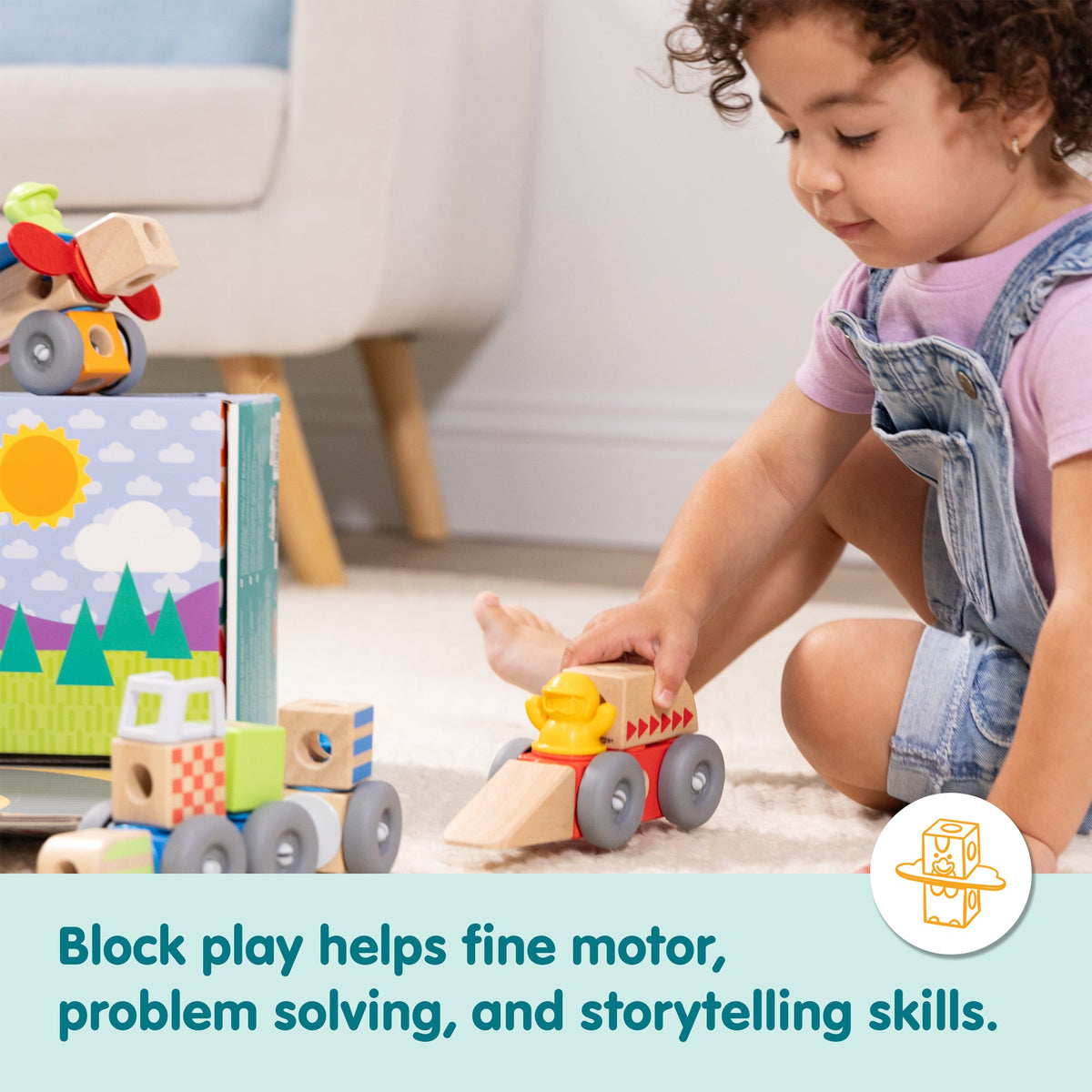 Educational Blockables Vehicles Play Set