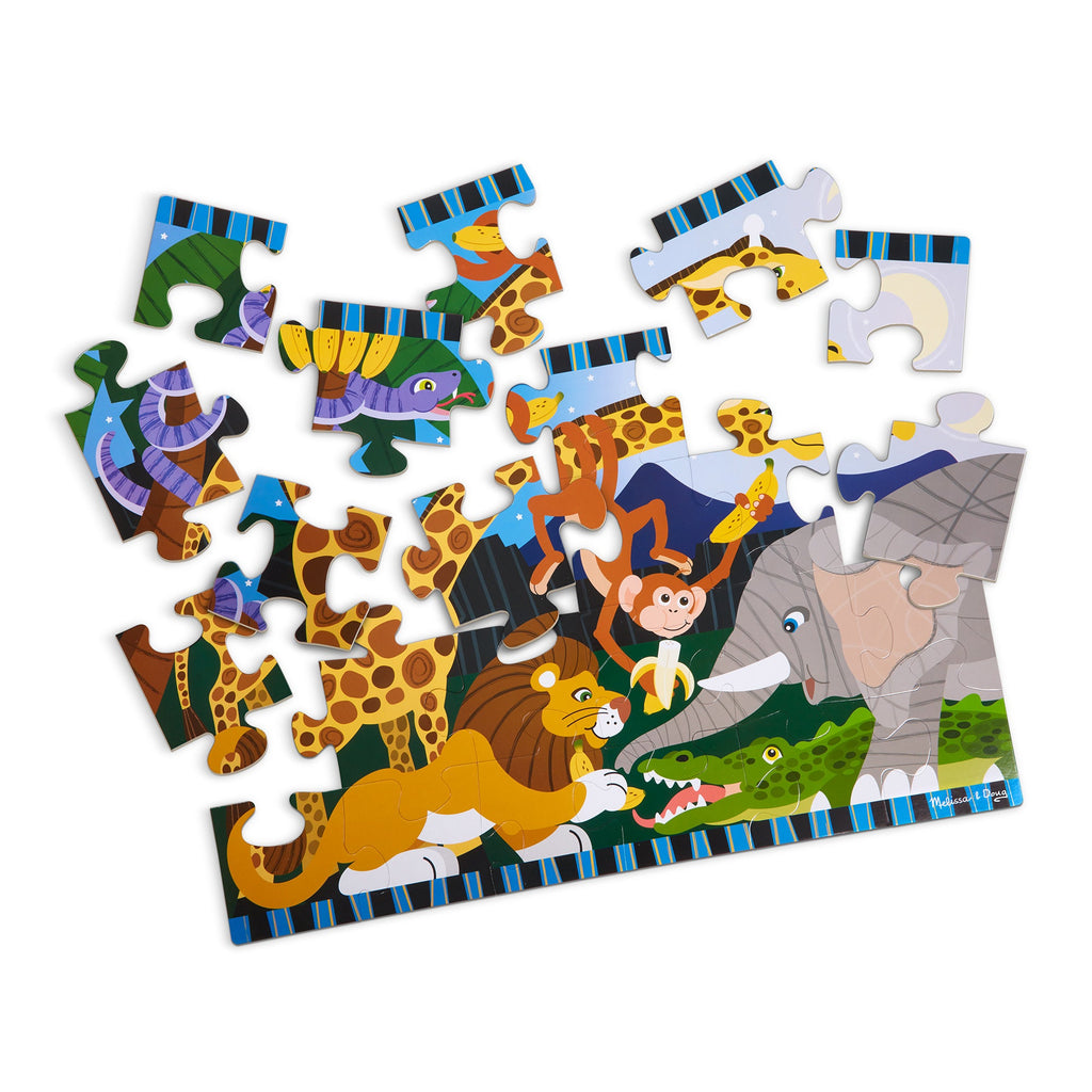 Educational Safari Social Floor Puzzle - 24 Pieces