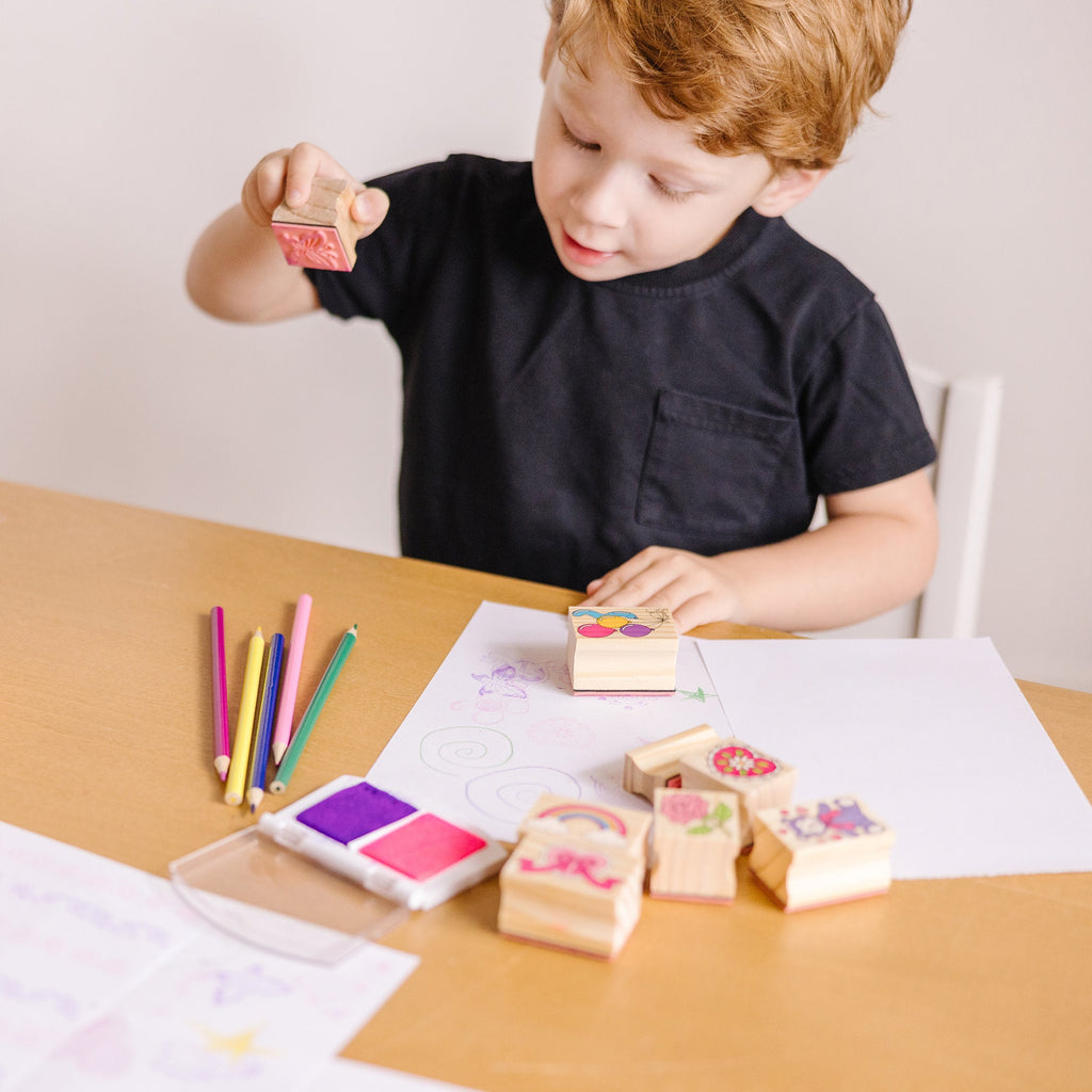 Educational Wooden Stamp Set - Friendship