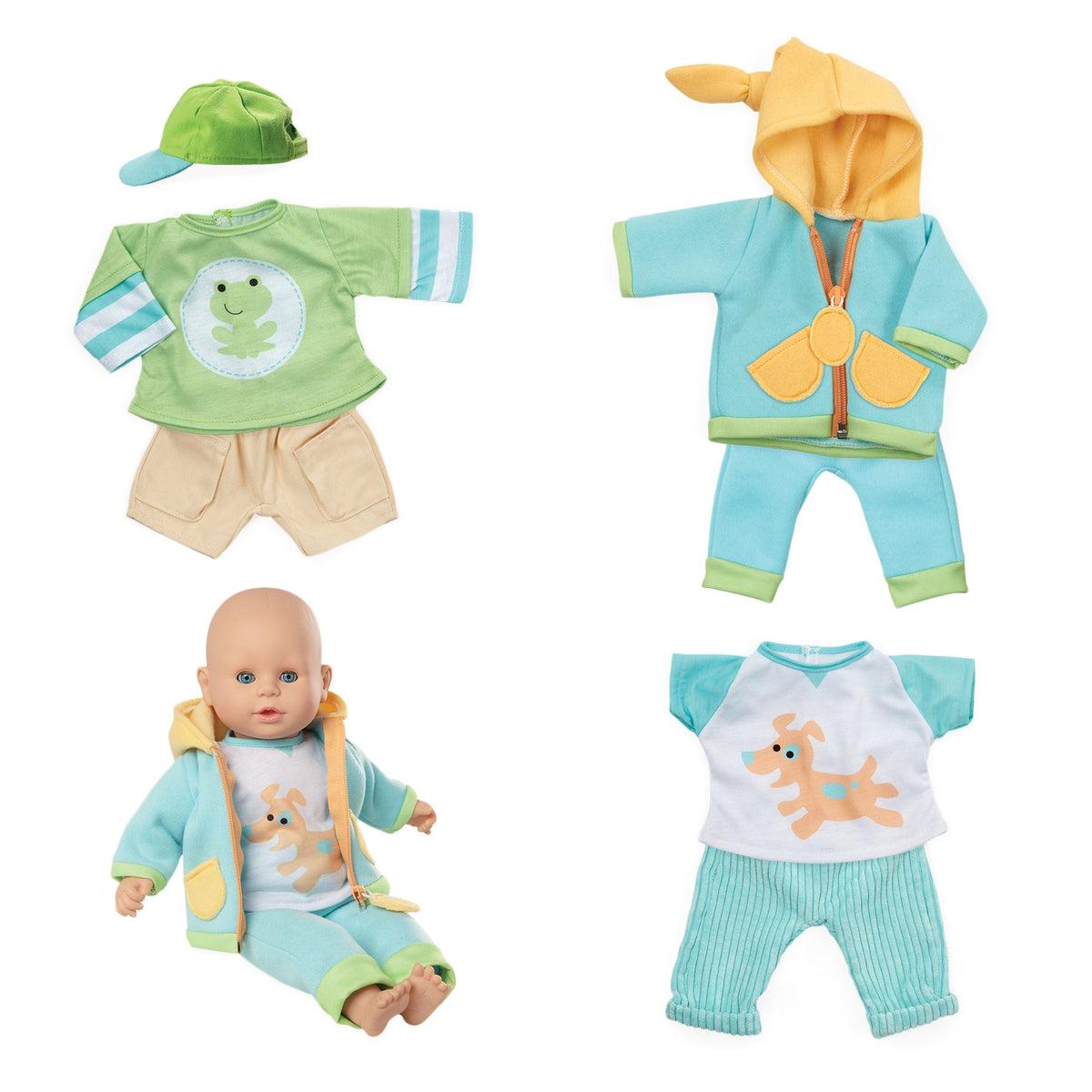 Educational Mine to Love Mix & Match Playtime Doll Clothes
