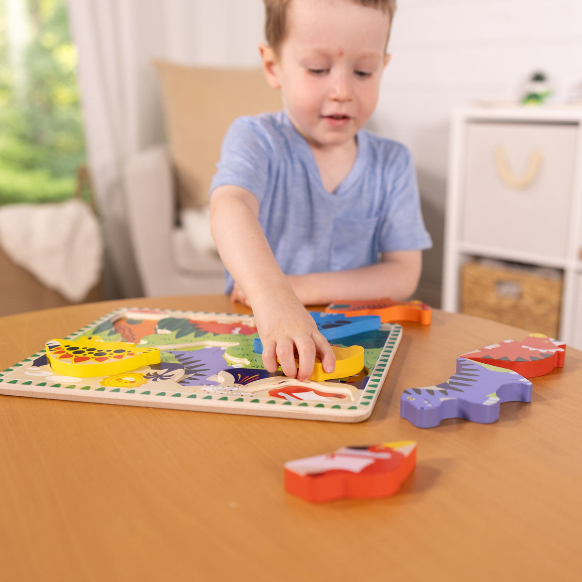 Educational Dinosaurs Chunky Puzzle - 7 Pieces