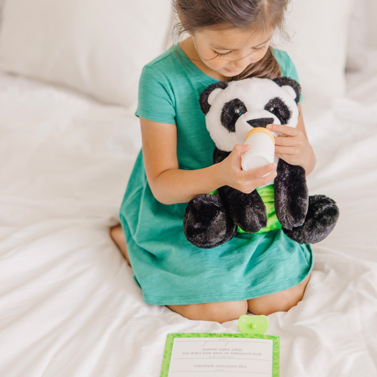 Educational Baby Panda Stuffed Animal