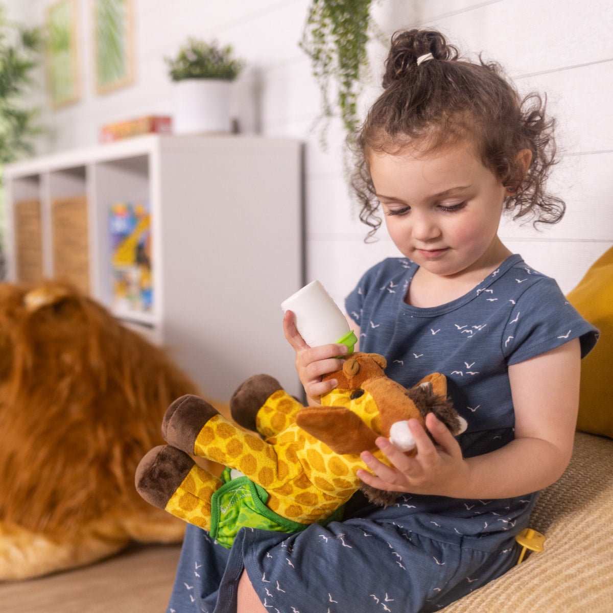 Educational Baby Giraffe Stuffed Animal