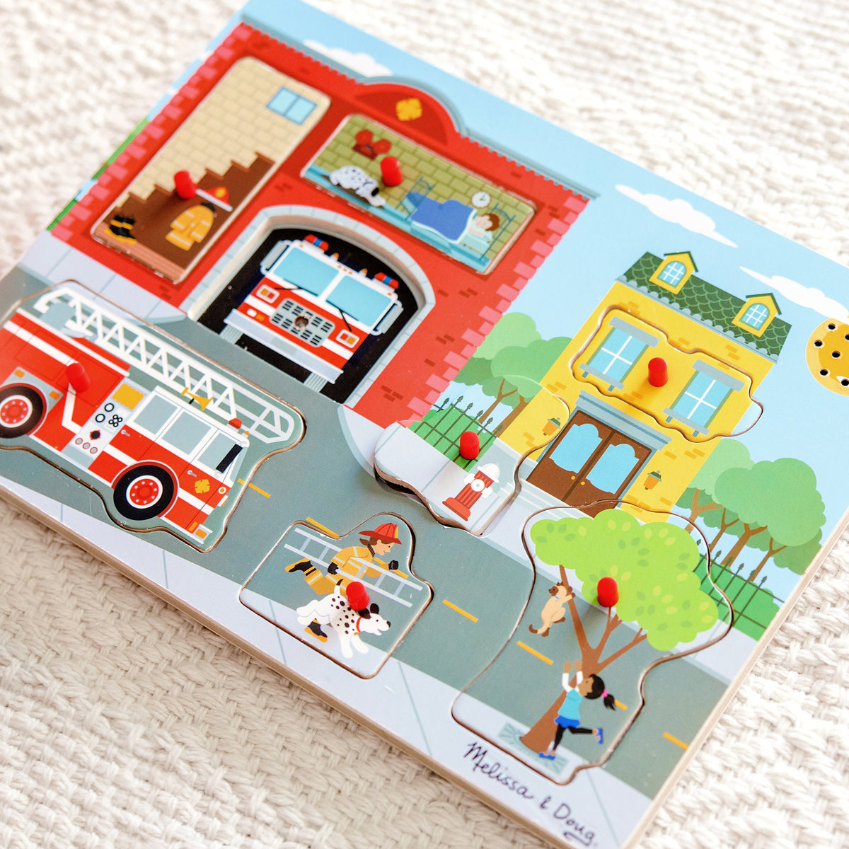 Educational Around the Fire Station Sound Puzzle - 8 Pieces