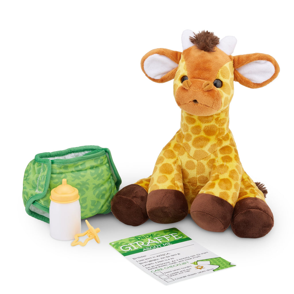 Educational Baby Giraffe Stuffed Animal