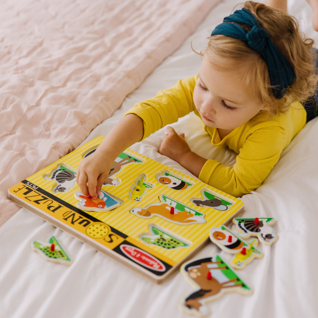 Educational Pets Sound Puzzle - 8 Pieces