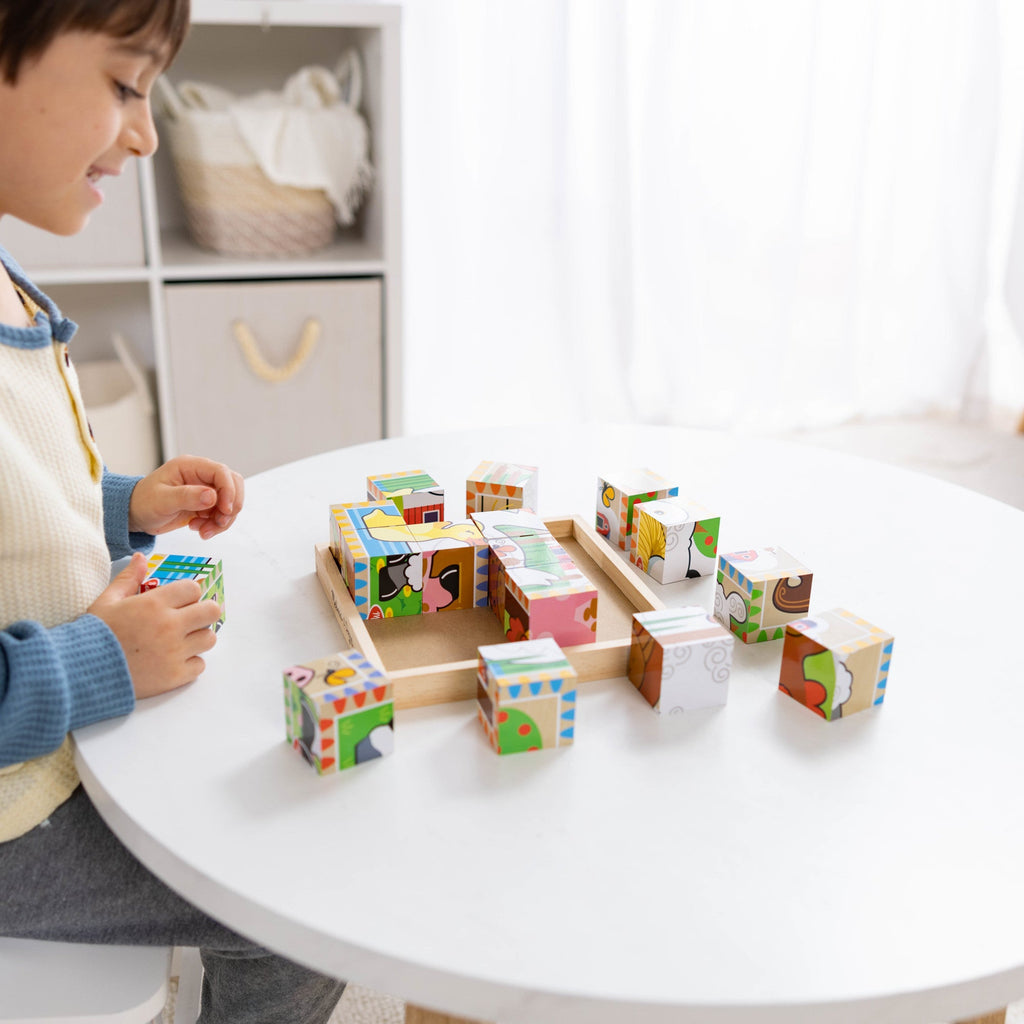 Educational Farm Cube Puzzle - 16 Pieces