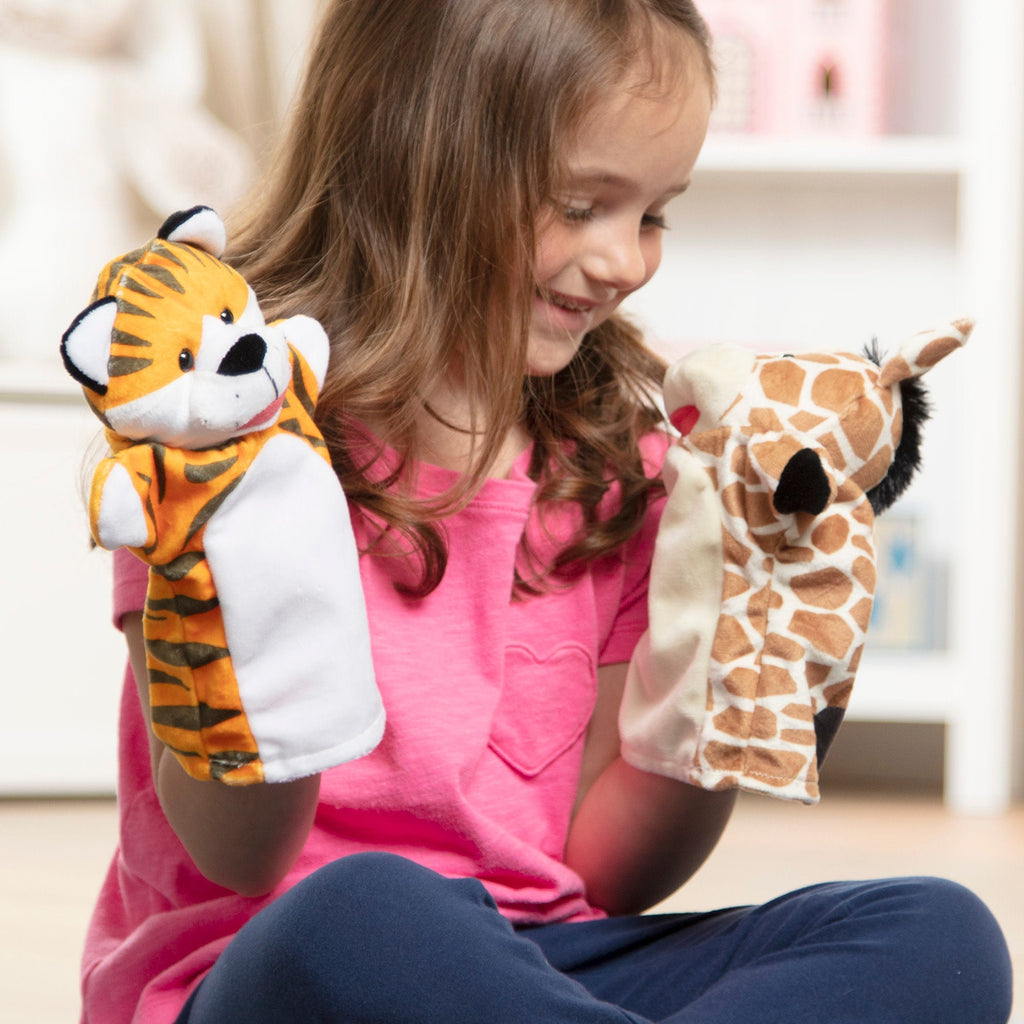 Educational Zoo Friends Hand Puppets