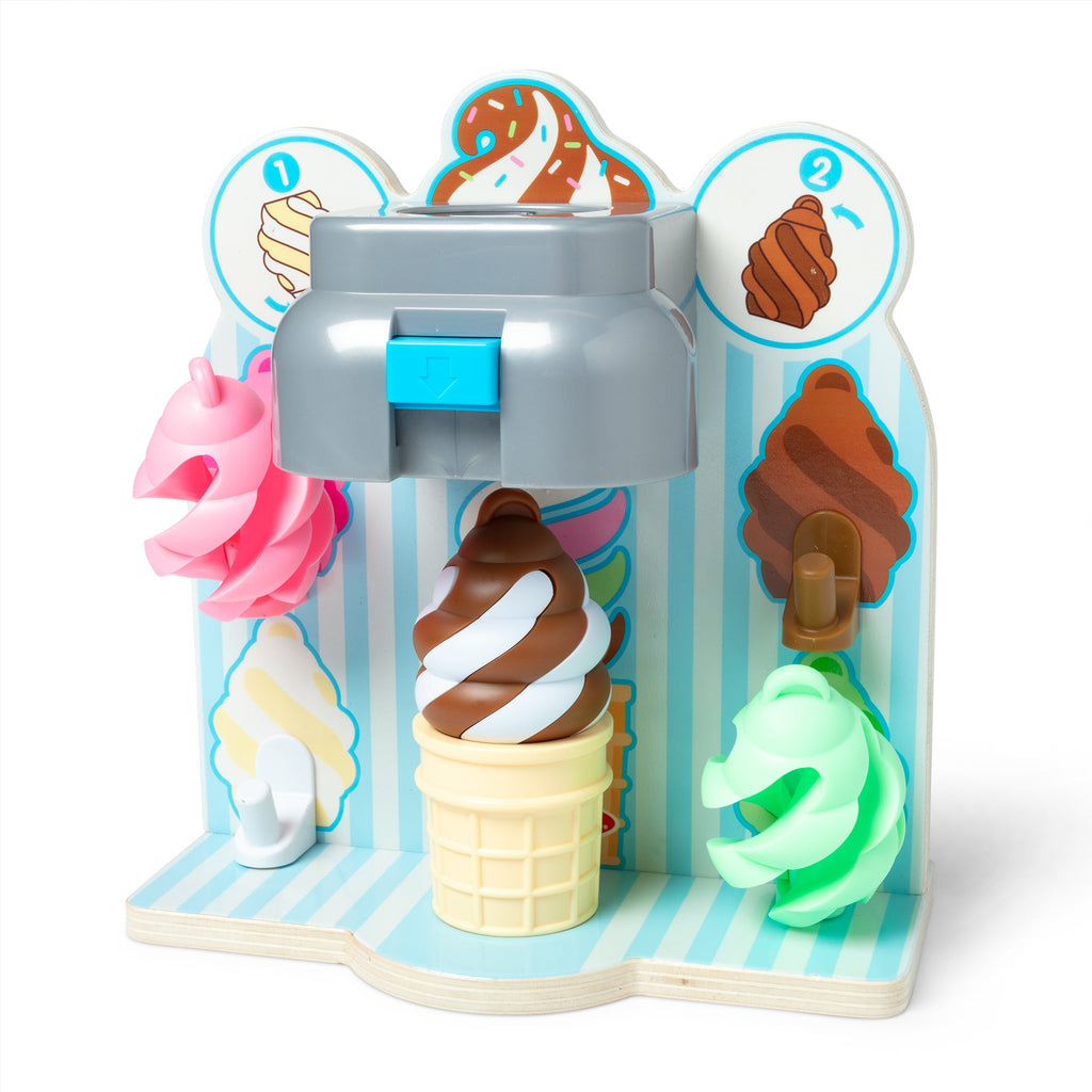 Educational Swirl and Serve Ice Cream Play Set