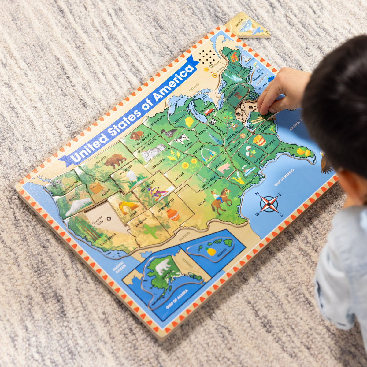 Educational U.S.A. Sound Puzzle - 40 Pieces