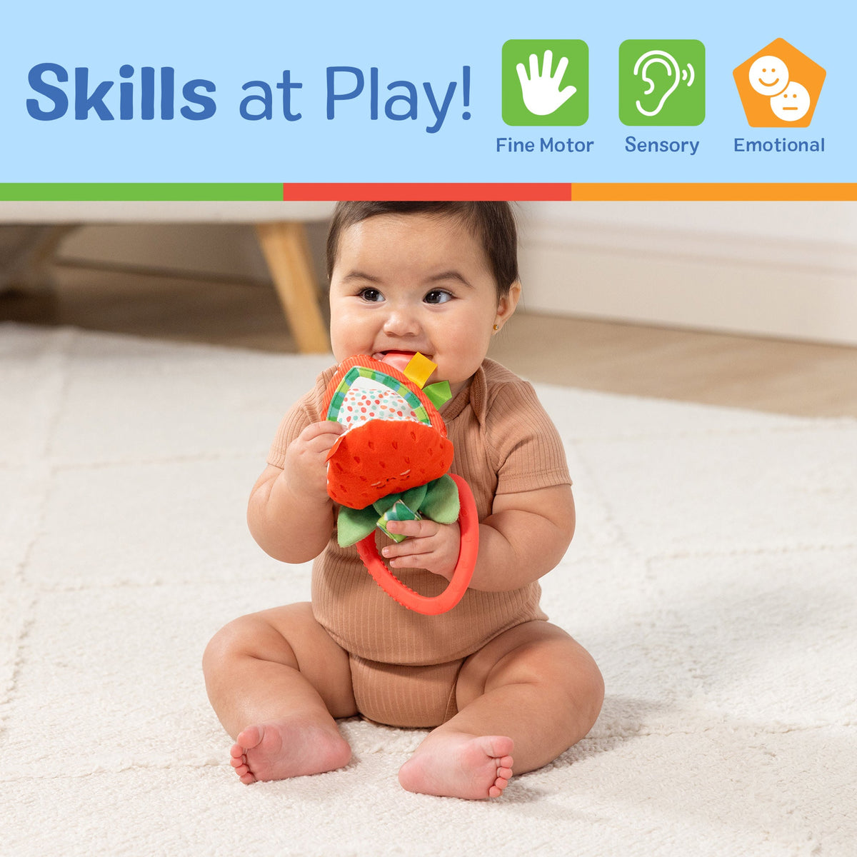 Educational Peek-a-Boo Berry Take-Along Toy