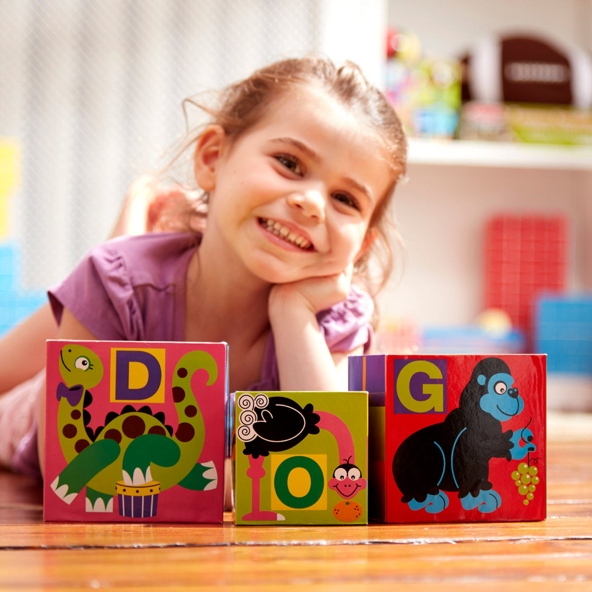 Educational Alphabet Nesting and Stacking Blocks