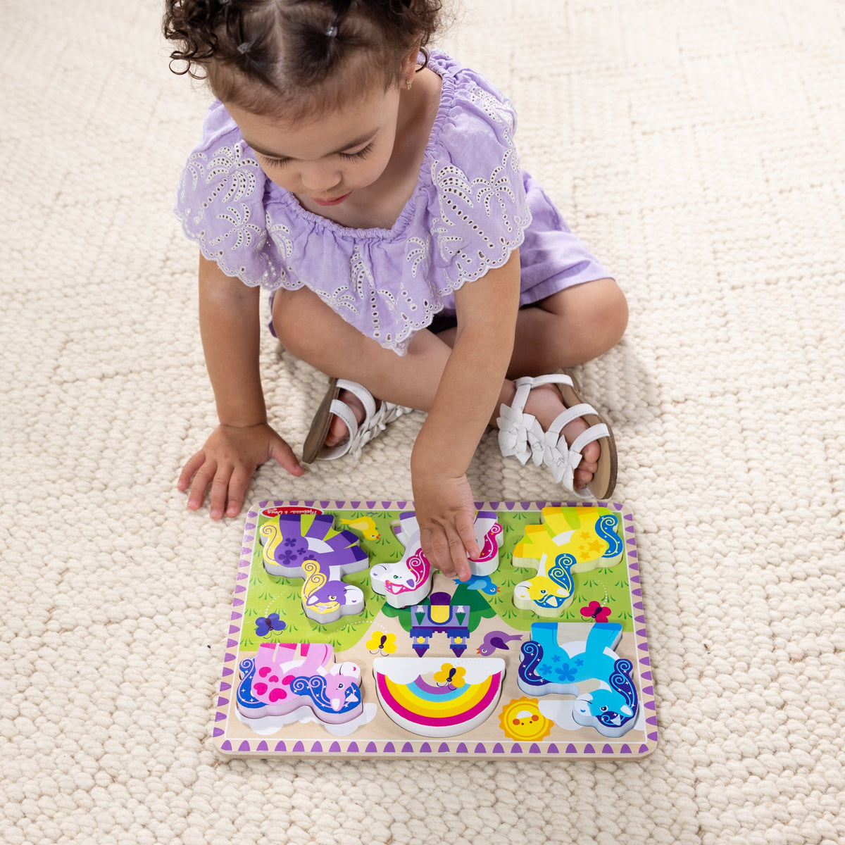 Educational Unicorn Chunky Puzzle 6 Pieces