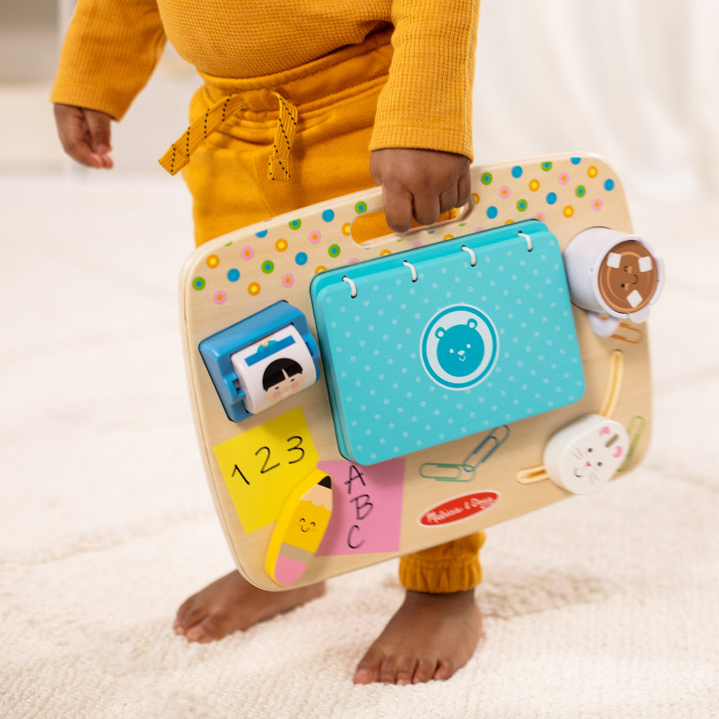 Educational Wooden Work & Play Desktop Activity Board