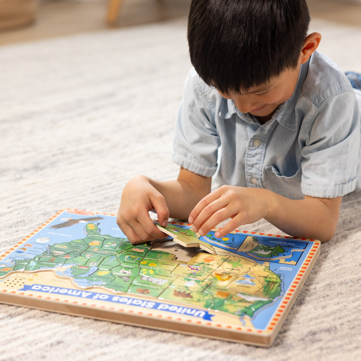 Educational U.S.A. Sound Puzzle - 40 Pieces