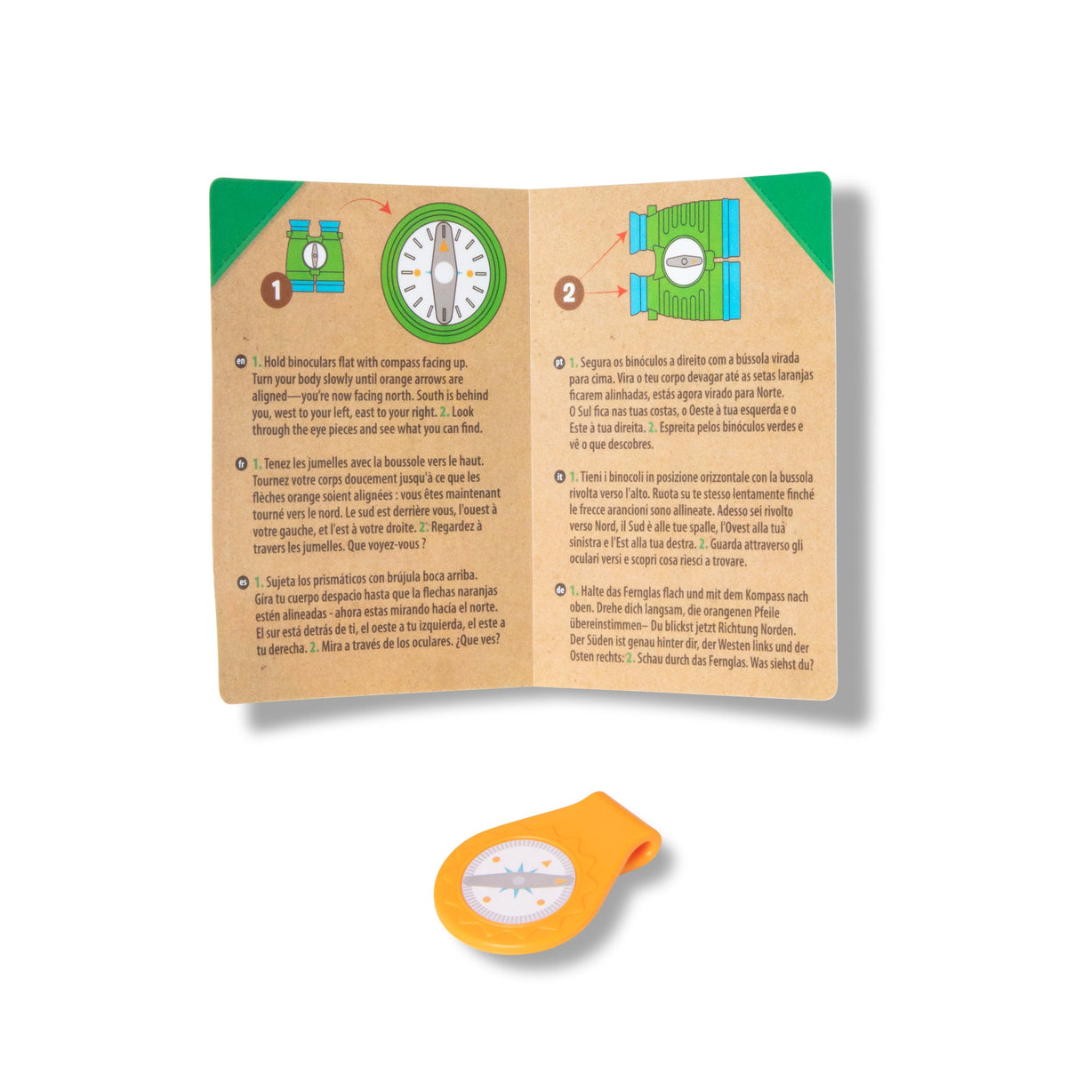 Educational Lets Explore Binoculars & Compass Play Set
