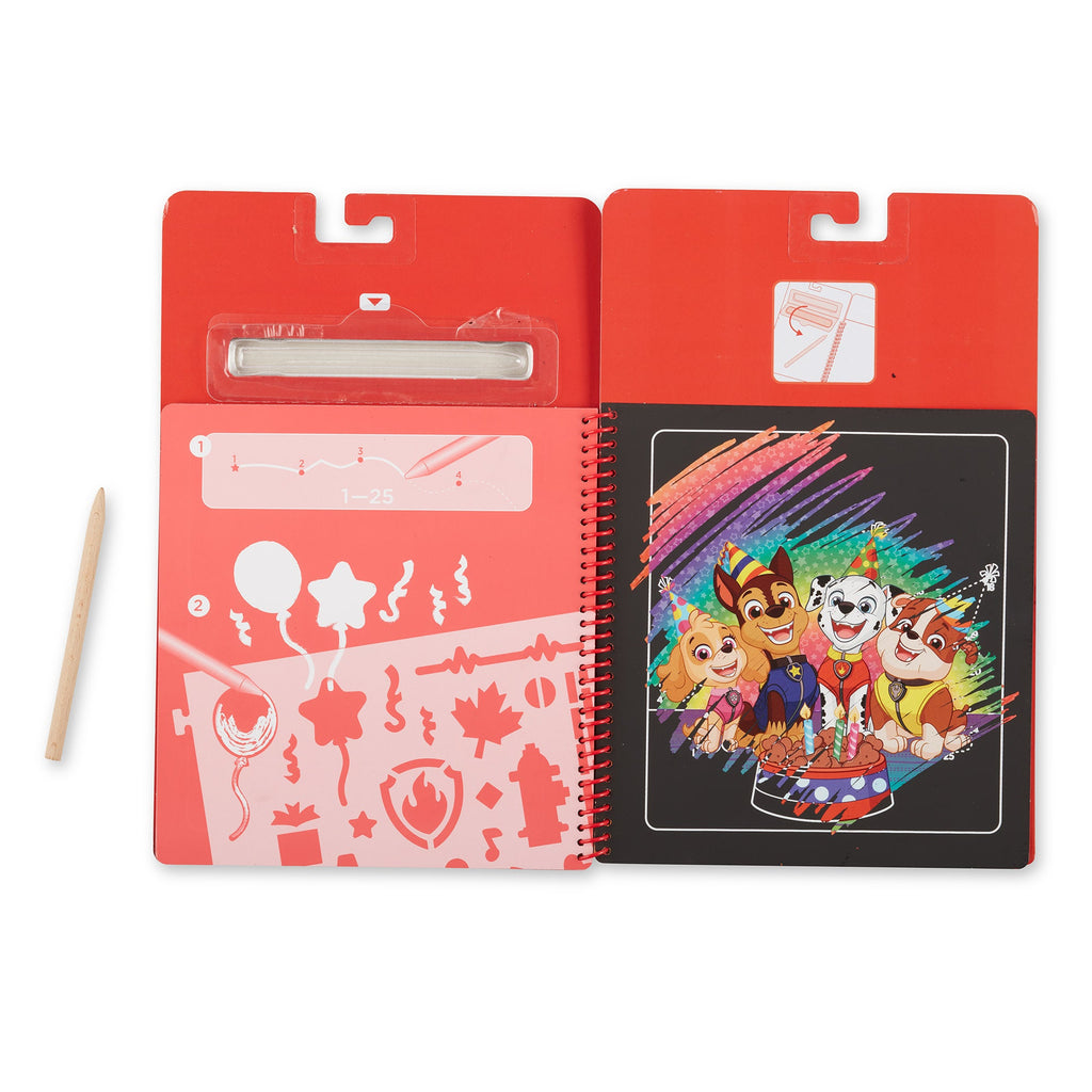 Educational PAW Patrol Scratch Art Pad - Marshall