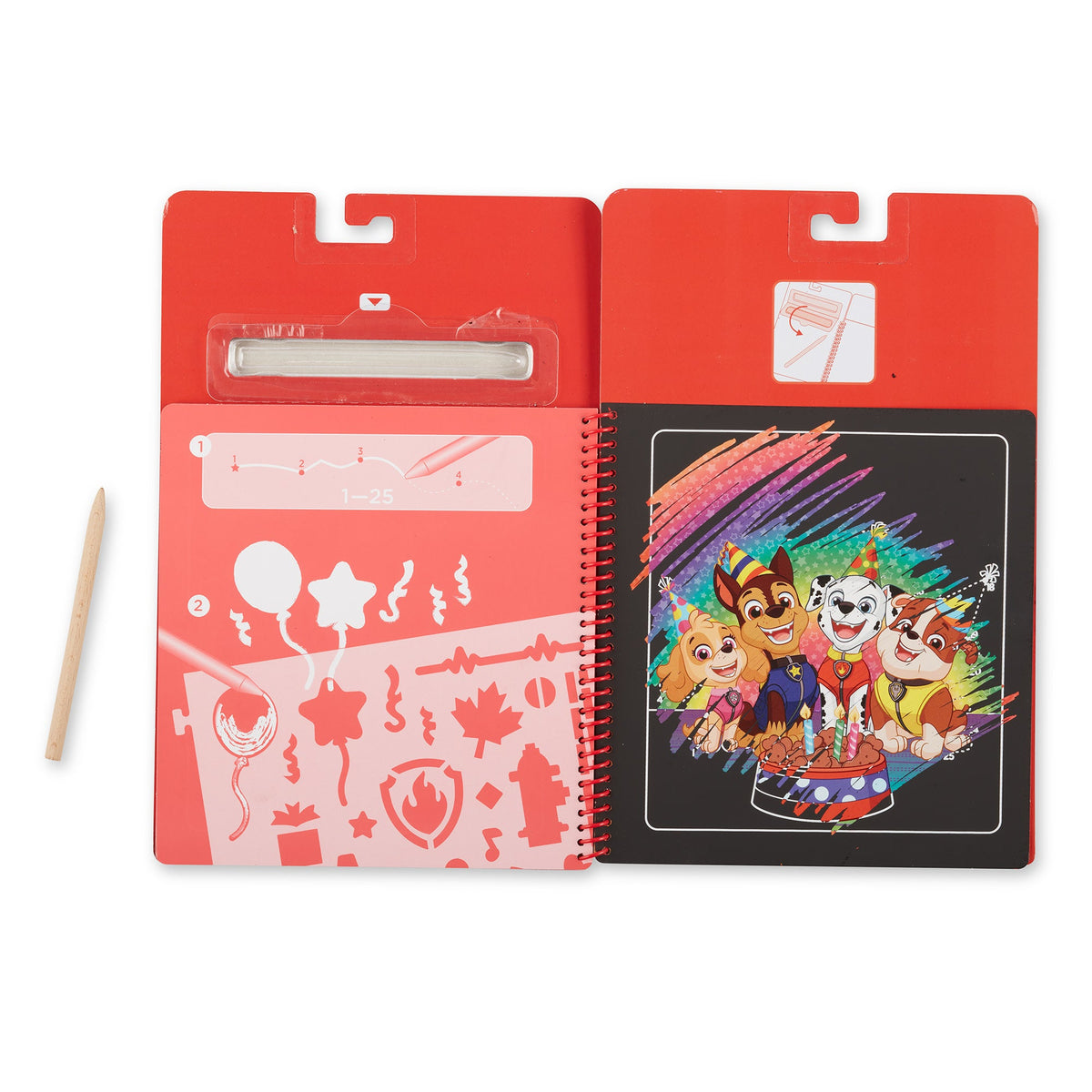 Educational PAW Patrol Scratch Art Pad - Marshall