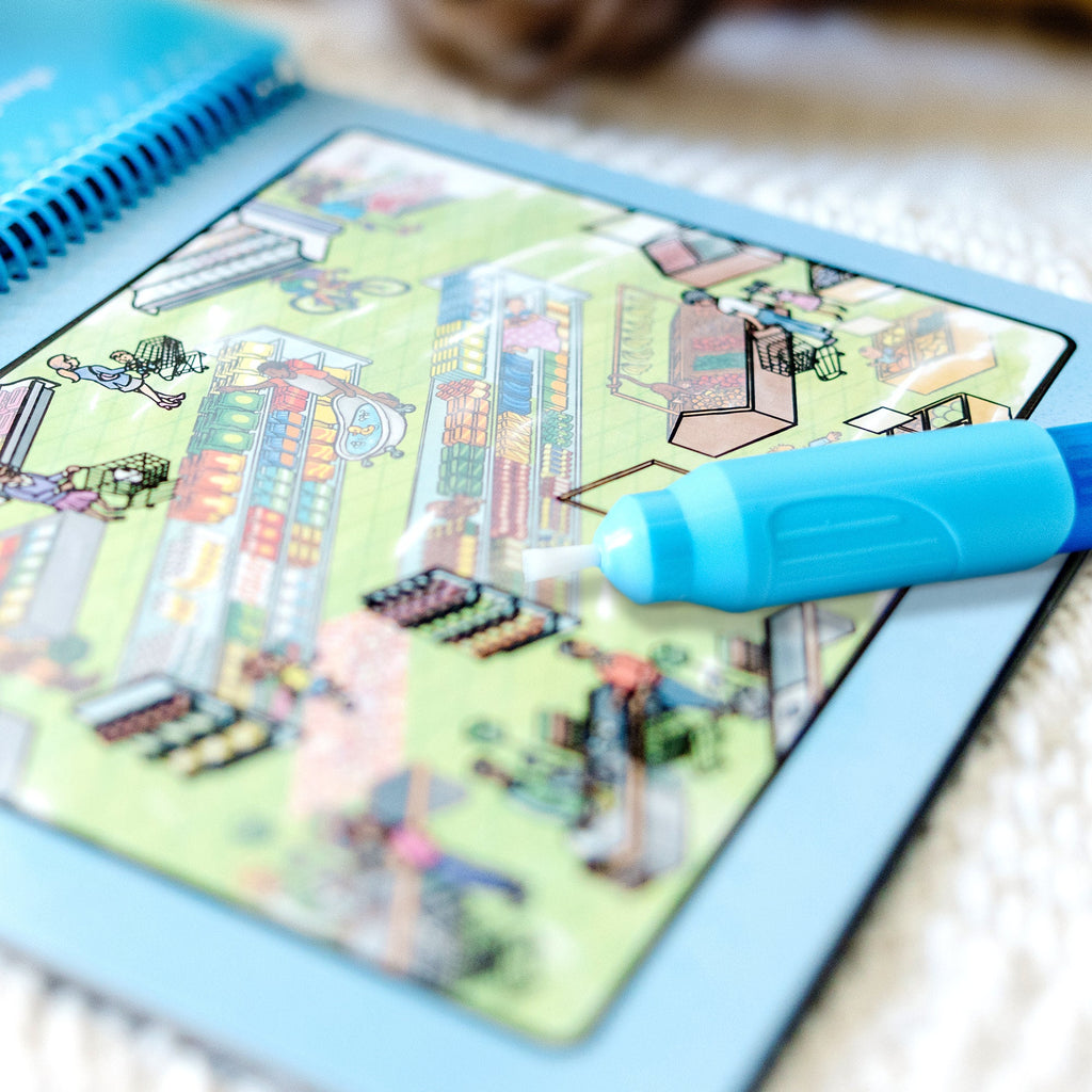 Educational Water Wow Deluxe Water-Reveal Pad - Around Town