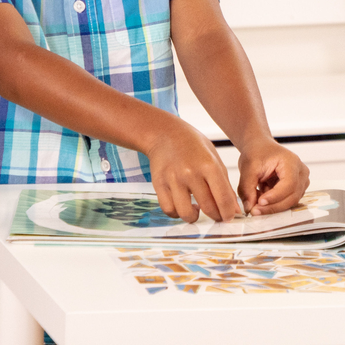 Educational Mosaic Sticker Pad - Safari