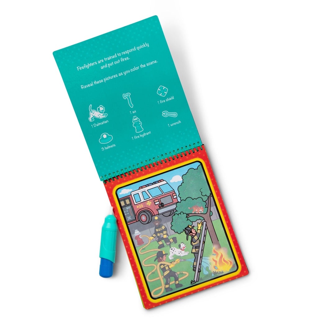 Educational Water Wow Occupations - Water Reveal Pad On the Go Travel Activity