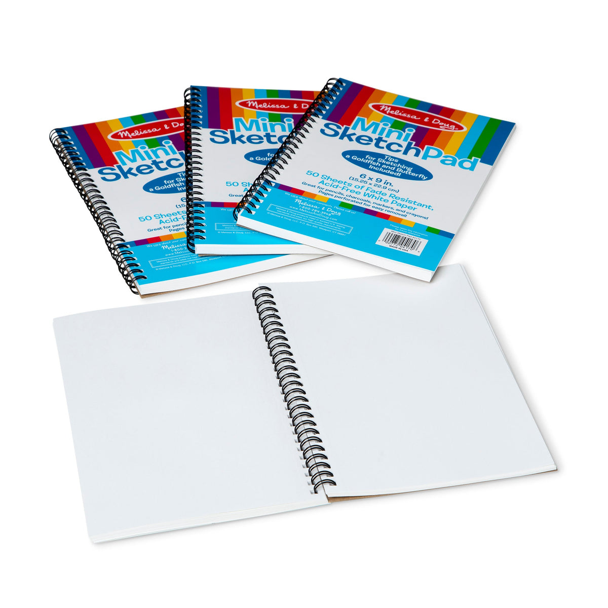 Educational Mini Sketch Pad 4-Pack