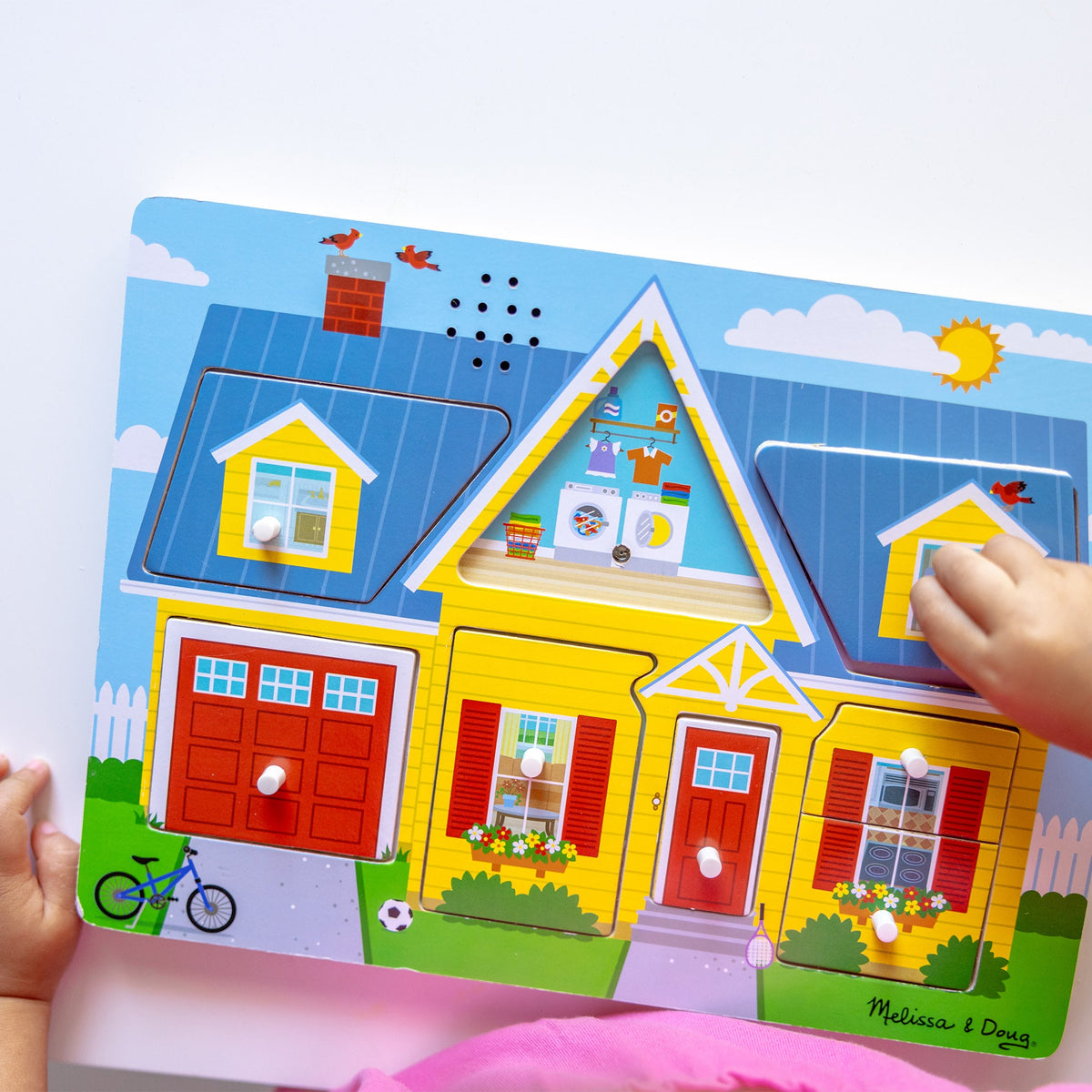 Educational Around the House Sound Puzzle - 8 Pieces