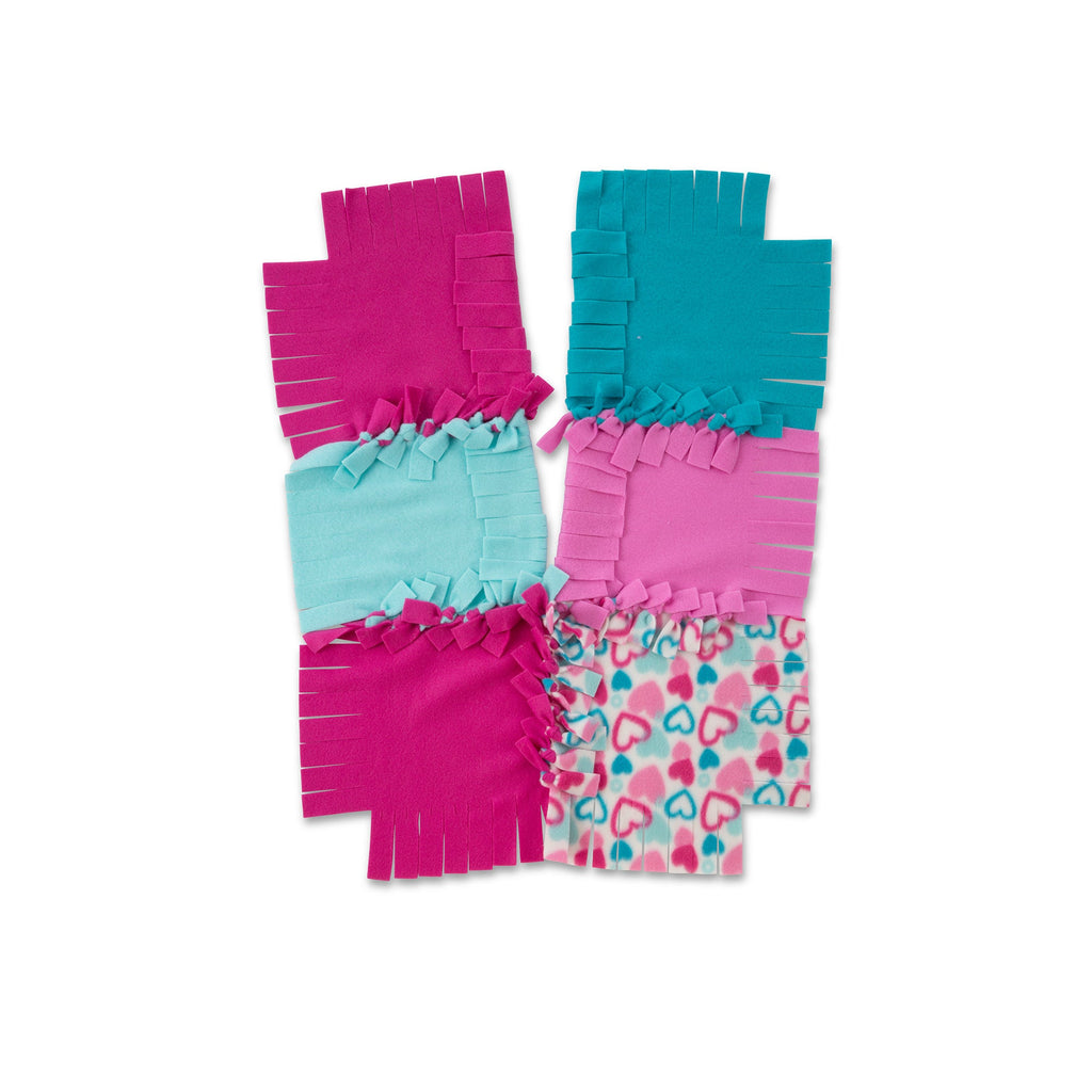 Educational Created by Me Heart Fleece Blanket No-Sew Craft Kit