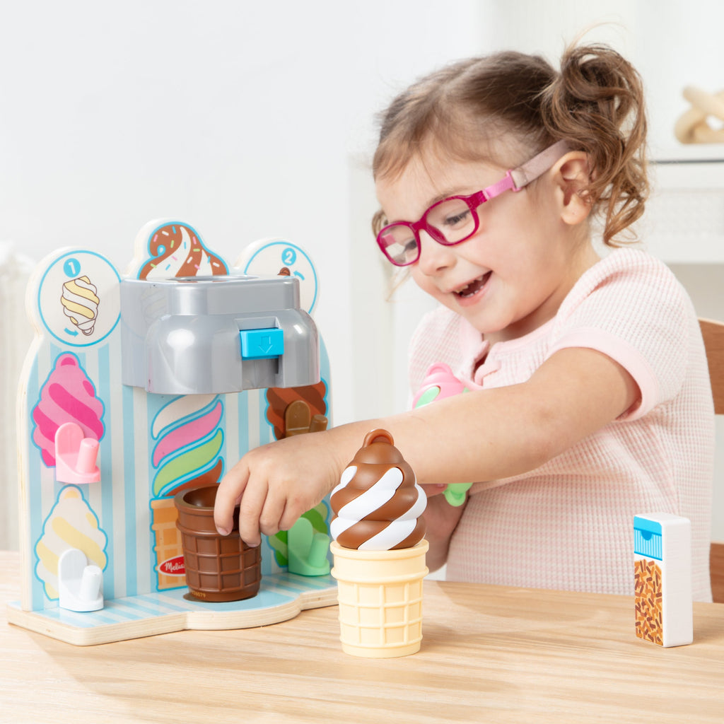 Educational Swirl and Serve Ice Cream Play Set
