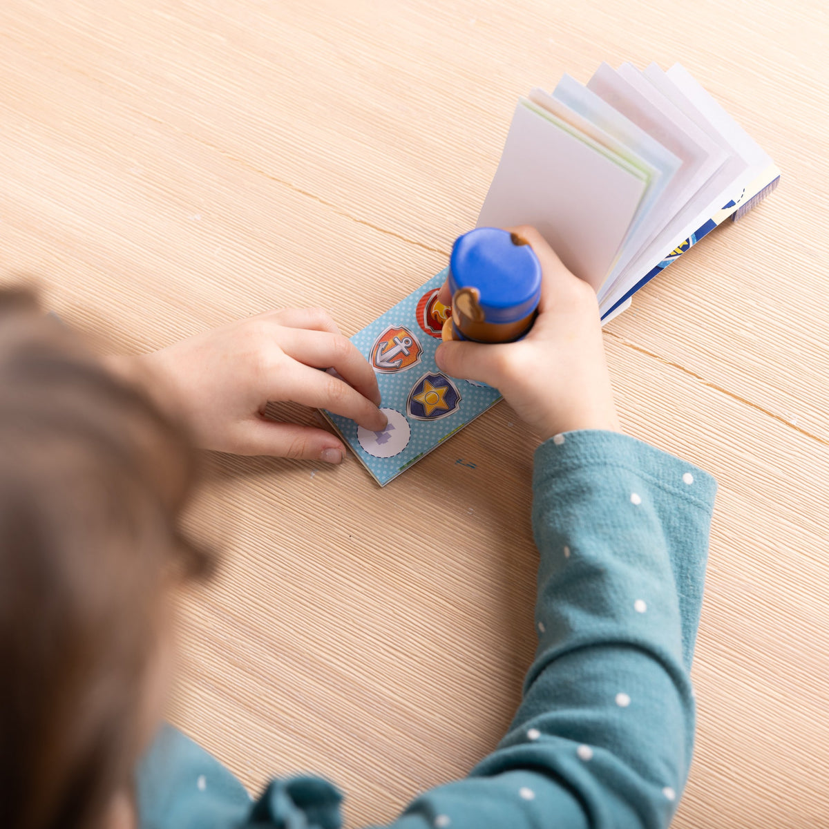 Educational Sticker WOW Mini Activity Pad & Refill Stickers - PAW Patrol 200 Stickers Stamper Not Included