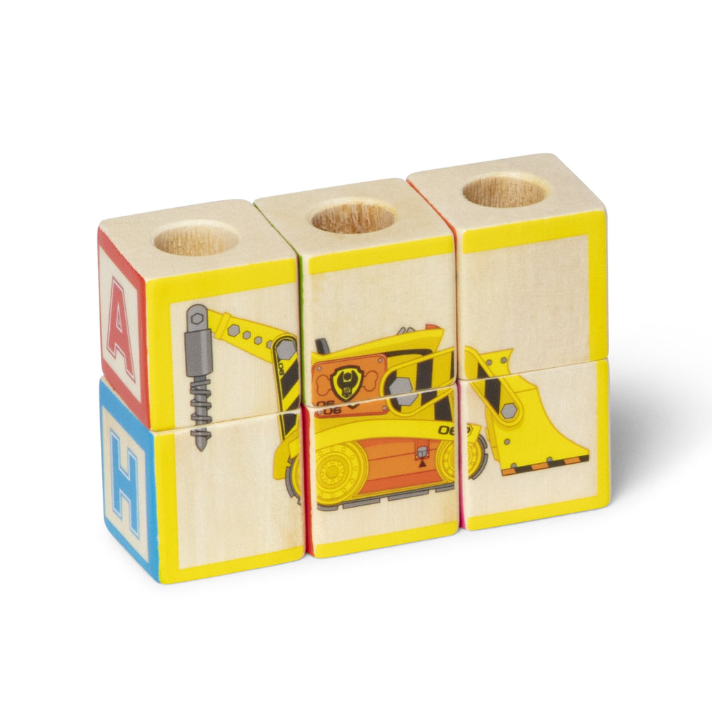 Educational PAW Patrol Wooden ABC Block Truck