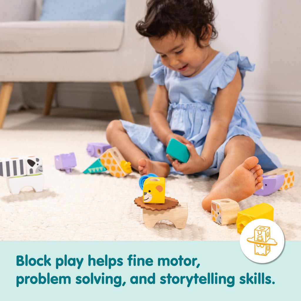 Educational Blockables Safari Play Set